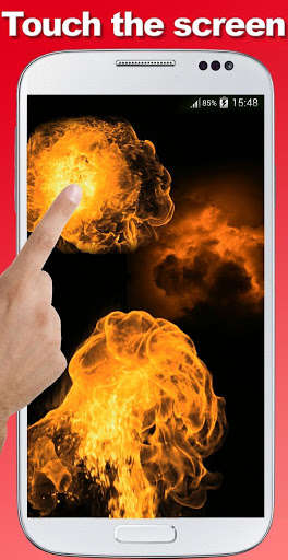 Play APK Fire screen simulator  and enjoy Fire screen simulator with UptoPlay com.cosmicmobile.lw.firescreen
