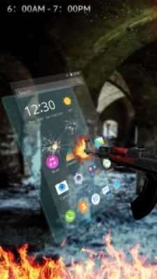 Play Fire the Gun AR 3D. Theme for CM Launcher 