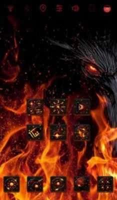 Play Fire Wolf launcher theme 