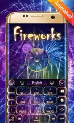Play Fireworks GO Keyboard Animated Theme 