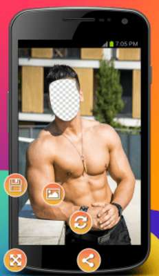 Play Fitness Man Photo Montage Play Fitness Man Photo Montage
