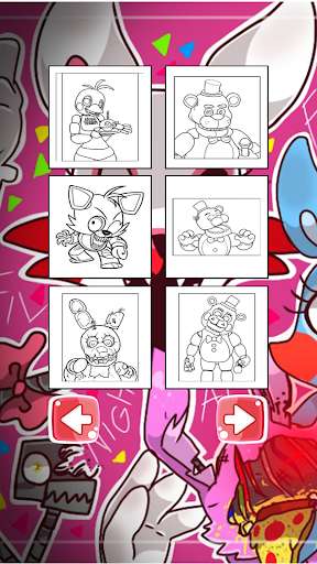 Play APK Five Nights Coloring Book  and enjoy Five Nights Coloring Book with UptoPlay com.ponstudio.fn.coloring.book