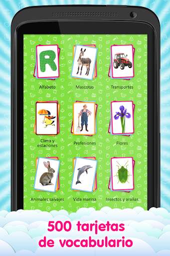 Play APK Flashcards for Kids in Spanish  and enjoy Flashcards for Kids in Spanish with UptoPlay com.pilowar.android.flashcardsEs