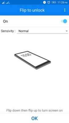 Play Flip and Shake Screen Off / On 