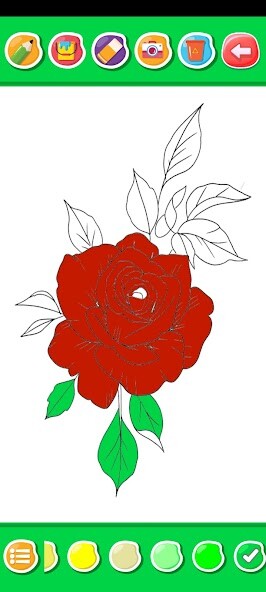 Play flower coloring book 