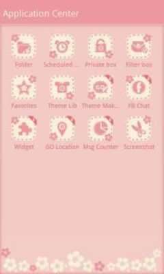 Play FlowerLove Theme GO SMS 