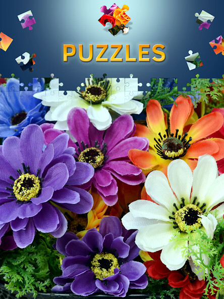 Play APK Flowers Jigsaw Puzzles Free  and enjoy Flowers Jigsaw Puzzles Free with UptoPlay by.alfasoft.FlowersPuzzle