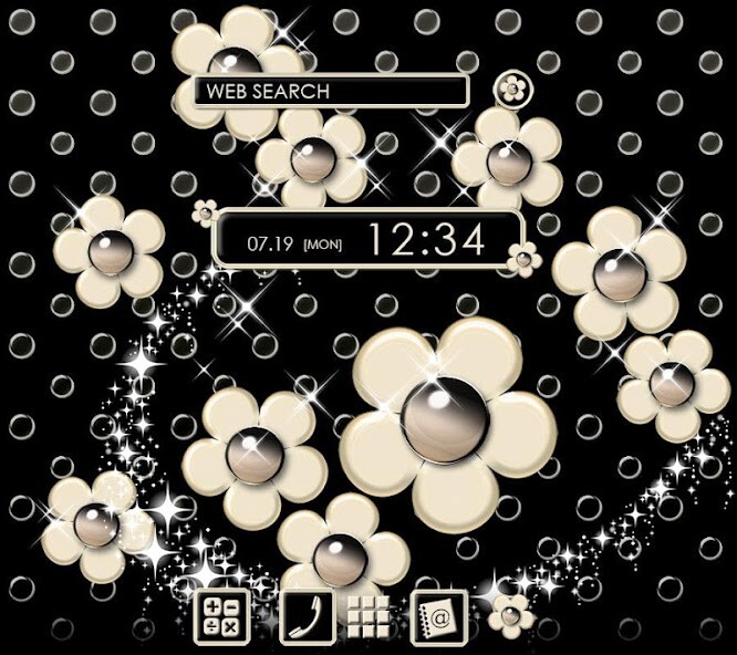 Play APK Flower Wallpaper Bubble Daisy  and enjoy Flower Wallpaper Bubble Daisy with UptoPlay jp.co.a_tm.android.plus_crystal_daisy