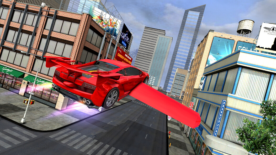 Play APK Flying Sports Car Simulator  and enjoy Flying Sports Car Simulator with UptoPlay com.pickle.FlyingSportCarDrivingSimulator