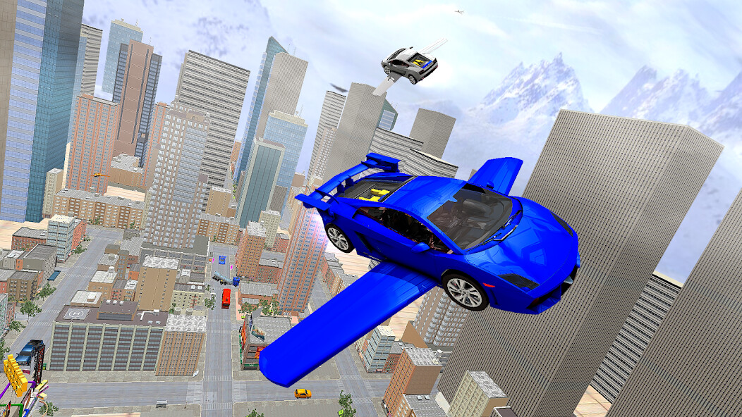 Play APK Flying Sports Car Simulator  and enjoy Flying Sports Car Simulator with UptoPlay com.pickle.FlyingSportCarDrivingSimulator