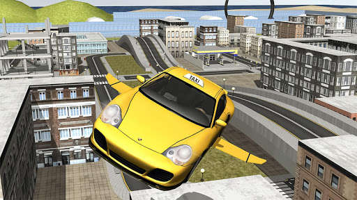 Play APK Flying Taxi car simulator  and enjoy Flying Taxi car simulator with UptoPlay com.flyingtaxiparkingsimulator.taxiparking3dsimulator