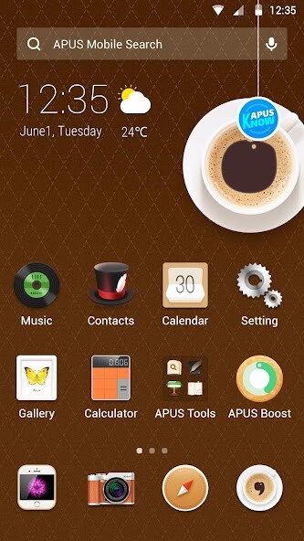 Play Food&I Love Coffee-APUS launcher theme  and enjoy Food&I Love Coffee-APUS launcher theme with UptoPlay