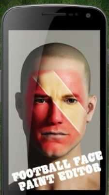 Play Football Face Paint Editor 