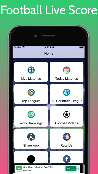Play Football Live scores 