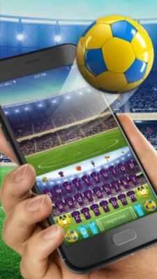 Play Football Royal keyboard Theme 