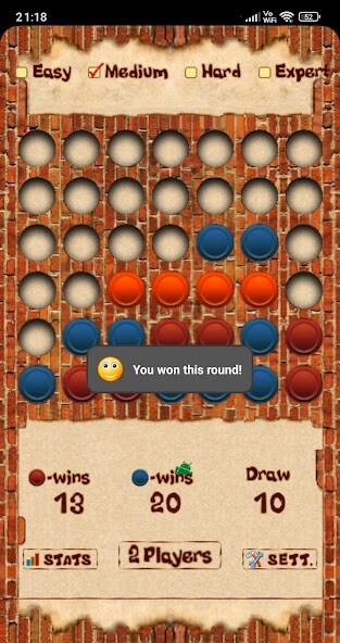 Play APK Four in a Line  and enjoy Four in a Line with UptoPlay com.FourInaLine.MobileAppsPro