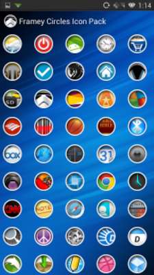 Play Framey Circle Icon Pack 