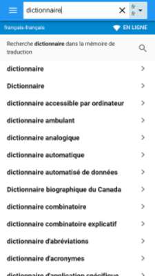 Play Français-Français Dictionnaire 