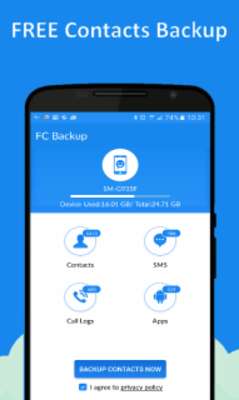Play Free Contacts Backup Pro 