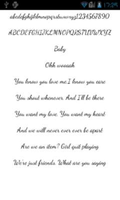 Play Free Font - Script for Samsung 