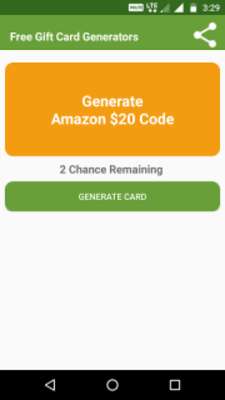 Play Free Gift Card Generators 