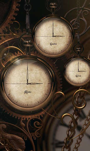 Play APK FREE Gold Clock Live Wallpaper  and enjoy FREE Gold Clock Live Wallpaper with UptoPlay com.vm.android.clockwork2.lite