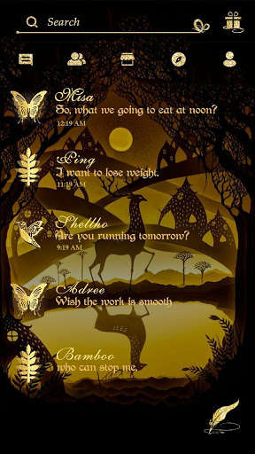 Play APK FREE-GO SMS GOLD FOREST THEME  and enjoy FREE-GO SMS GOLD FOREST THEME with UptoPlay com.jb.gosms