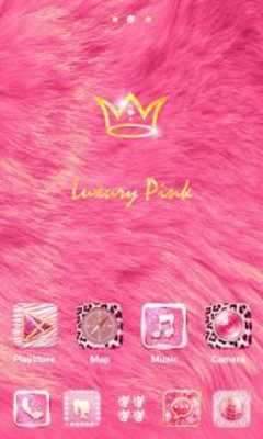 Play (FREE) Luxury Pink GO Theme 
