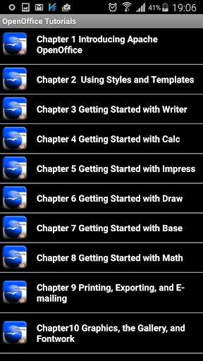 Play APK Free OpenOffice Tutorial  and enjoy Free OpenOffice Tutorial with UptoPlay knk.office.OpenOffice.Tutorials