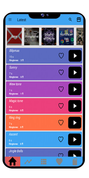 Play APK Free Ringtones 2020  and enjoy Free Ringtones 2020 with UptoPlay com.candystudio.free2015ringtones