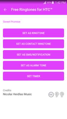 Play Free Ringtones For HTC™ 