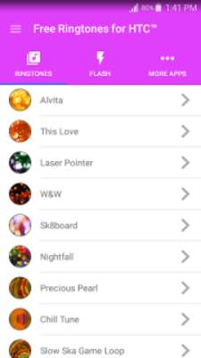 Play Free Ringtones For HTC™ 