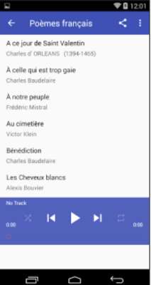 Play french audio books 