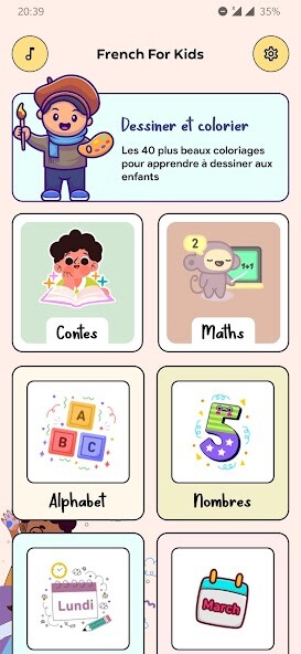 Play APK French for Kids  and enjoy French for Kids with UptoPlay french.abc123.afrikamob
