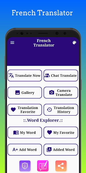 Play APK French Translator  and enjoy French Translator with UptoPlay com.ququplay.french_translator