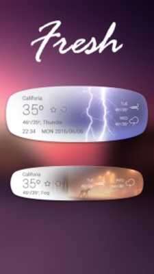 Play Fresh. GO Weather EX Theme 
