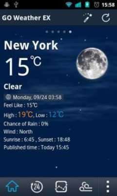 Play Fresh Widget GO Weather EX 
