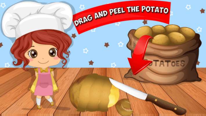 Play Fries Maker Crazy Kitchen 
