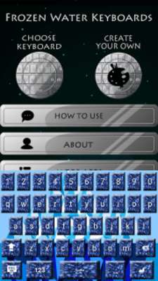 Play Frozen Water Keyboards 