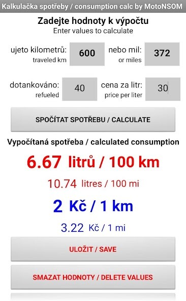 Play Fuel Consumption Calculator 