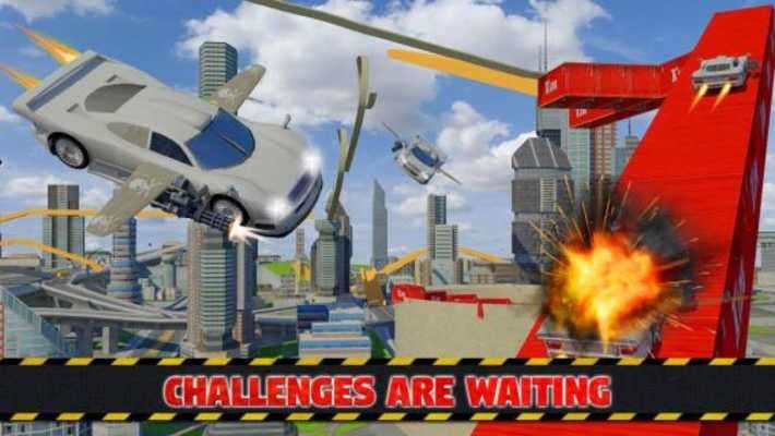 Play Futuristic Modern Flying Car Play Futuristic Modern Flying Car