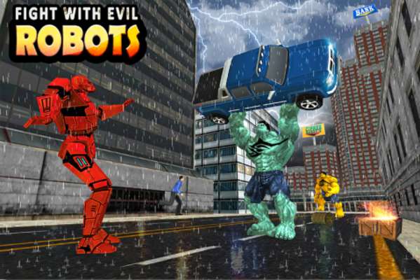 Play Futuristic Robots vs City Monster Battle 
