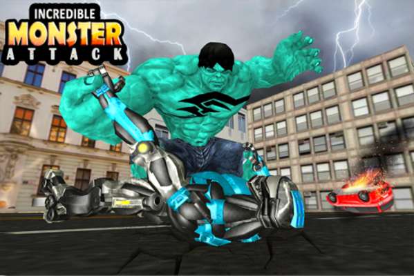 Play Futuristic Robots vs City Monster Battle 