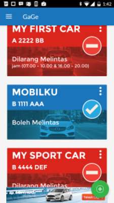 Play GaGe - Ganjil Genap Jakarta 