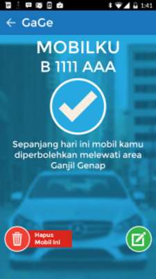 Play GaGe - Ganjil Genap Jakarta 