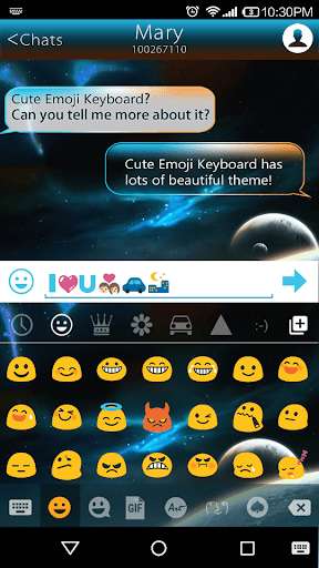 Play APK Galaxy Star Emoji Keyboard  and enjoy Galaxy Star Emoji Keyboard with UptoPlay emoji.keyboard.emoticonkeyboard