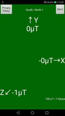 Play Gauss meter - Magnetic sensor 
