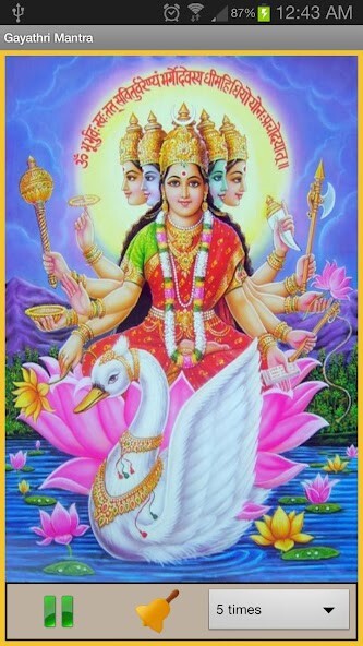 Play APK Gayatri Mantra  and enjoy Gayatri Mantra with UptoPlay com.song_gayathri_mantra_adv