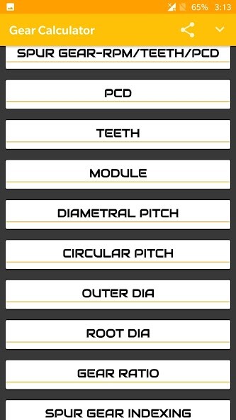 Play APK Gear Calculator  and enjoy Gear Calculator with UptoPlay com.ultrascale.SGC