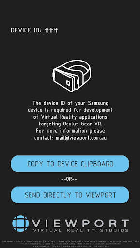 Play APK Gear VR Device ID  and enjoy Gear VR Device ID with UptoPlay com.Viewport.GearVRDeviceID